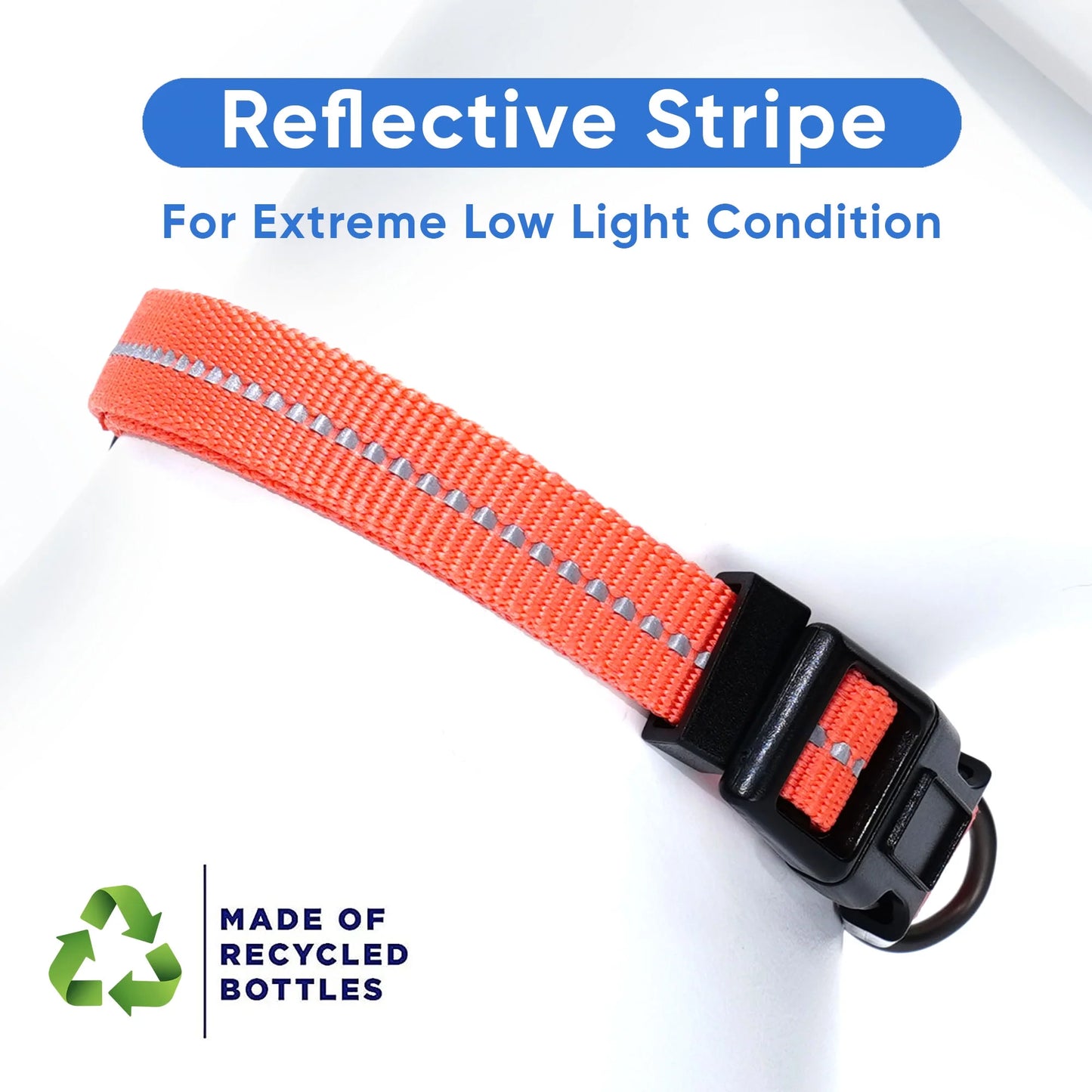 Reflective Dog Collar Adjustable for Extra Small Dogs - Pink Camo Collar