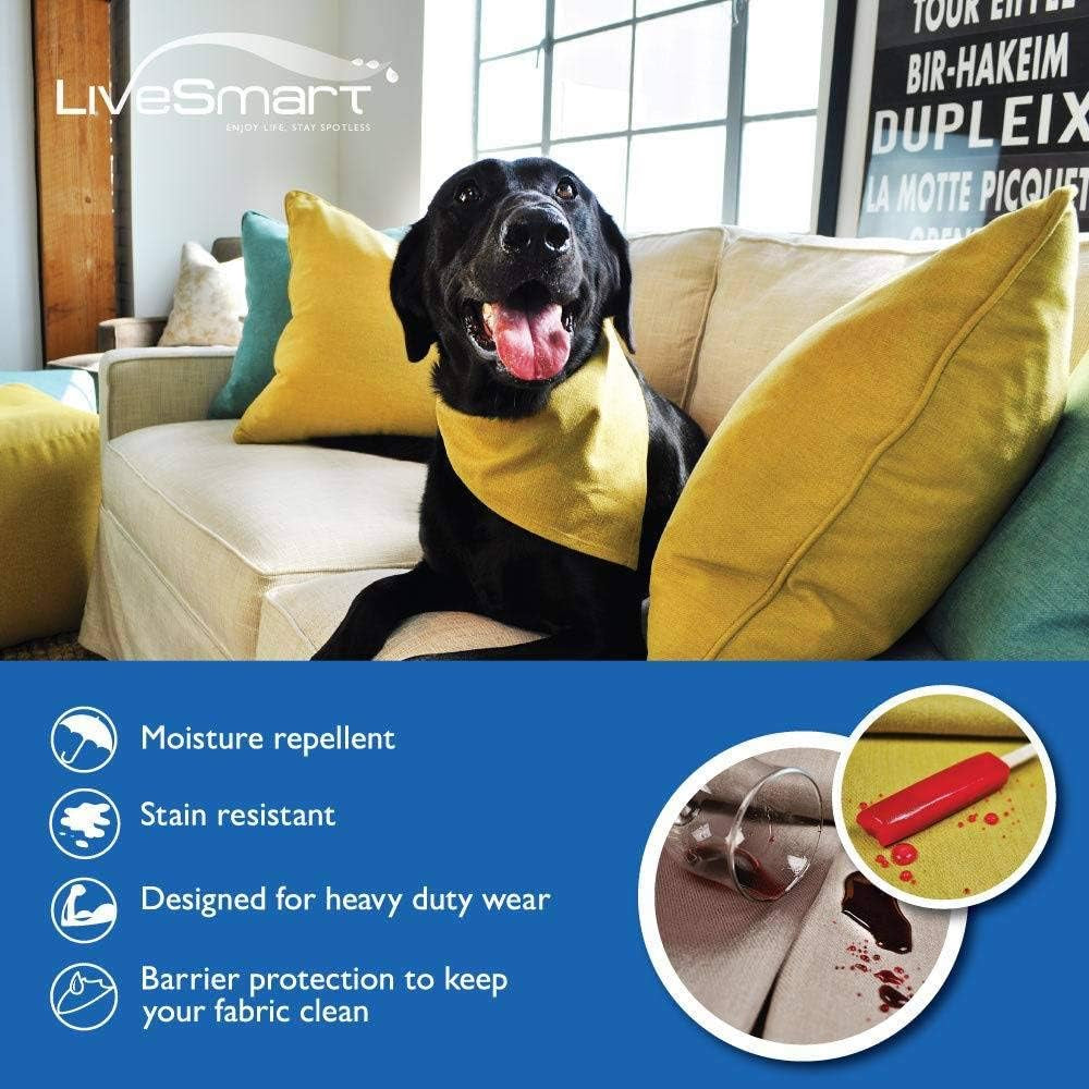 Dog Bed - Orthopedic Cluster Fiber Filling Pet Bed for Dogs & Cats - Waterproof Cotton Canvas Cover Featuring Livesmart Technology - Assembled in the USA - Small Medium & Large Size