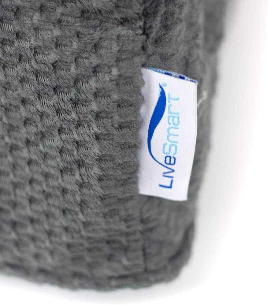 Dog Bed - Orthopedic Cluster Fiber Filling Pet Bed for Dogs & Cats - Waterproof Cotton Canvas Cover Featuring Livesmart Technology - Assembled in the USA - Small Medium & Large Size