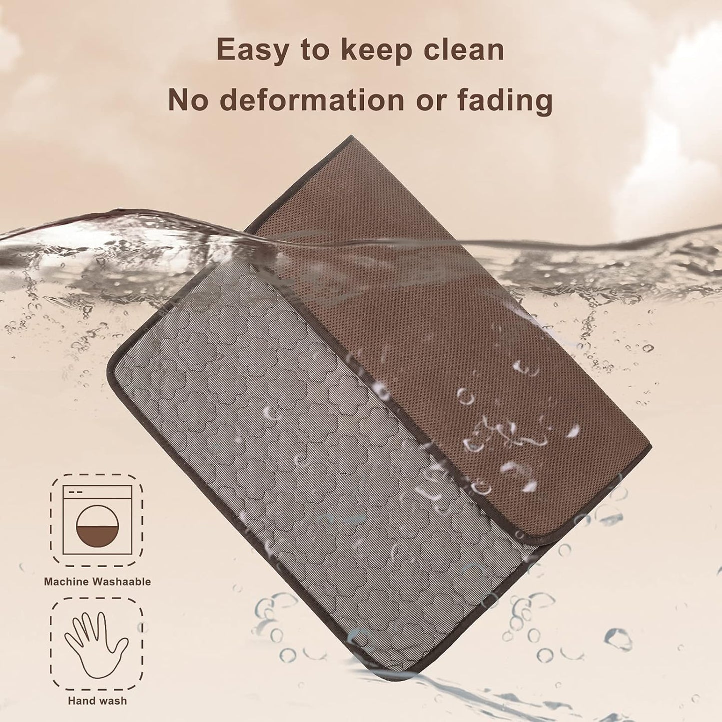 Dog Cooling Mat Pads Car Seat Pads Pet Dog Cat Litter Padskennel Pad Breathable Ice Silk Pet Bed