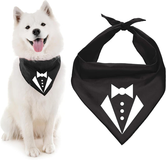 Tuxedo Dog Bandana, Medium