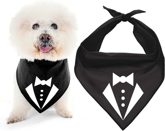 Tuxedo Dog Bandana, Small