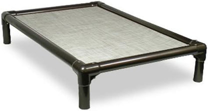 Chewproof Dog Bed - Walnut PVC - 30" X 20" - Sunsure Textilene - Birch