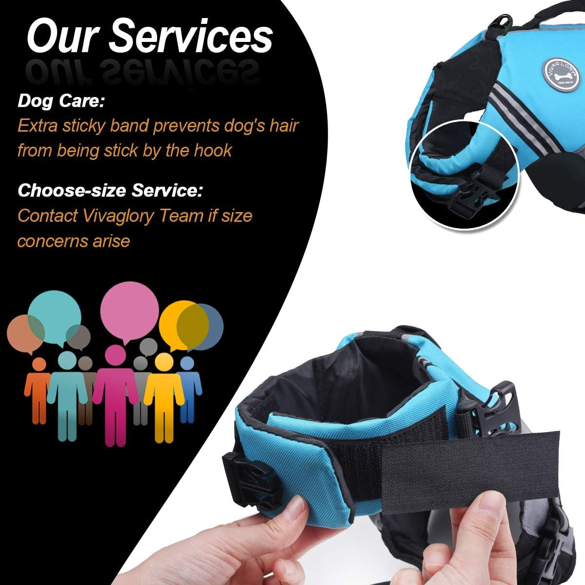 Sports Style Dog Life Vest, Dog Life Jacket for Swimming & Boating, Ripstop & Buoyancy for Puppy Doggy, Lifejacket with Handle, XS, Blue
