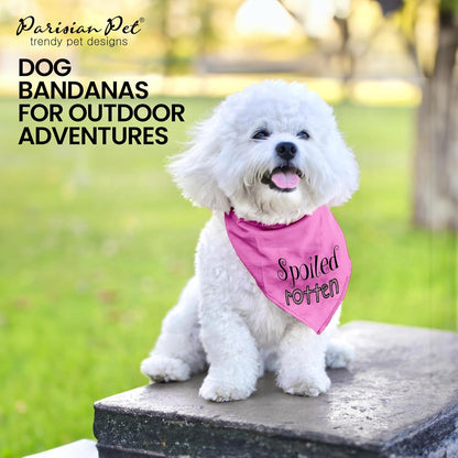 Spoiled Rotten Dog Bandana, Medium