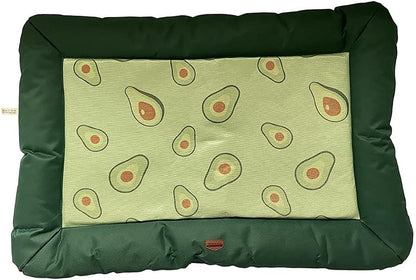 Summer Cat&Dog Bed All Season-Machine Wash & Dryer Friendly-Anti-Slip Pet Beds Avocado Series (Medium) Size27X19